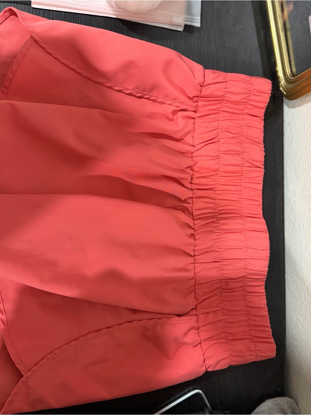 Coral Elastic-Waist Women’s Shorts